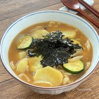 コチュジャン味噌うどん（ジャンカルグクス）